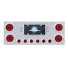 Rear Center Panel With 4X Red LED 4" Light & 6X Red LED 2" Light & Bezel -Red Lens -Comp. Series S.S.