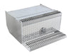 Tool Box fits Peterbilt 379 Style Diamond Plate Storage Box With Steps