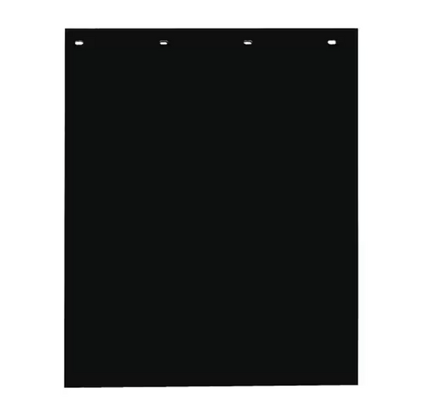 Mudflap, Plastic flap, 24 In X 30 In, Color Black (Each)