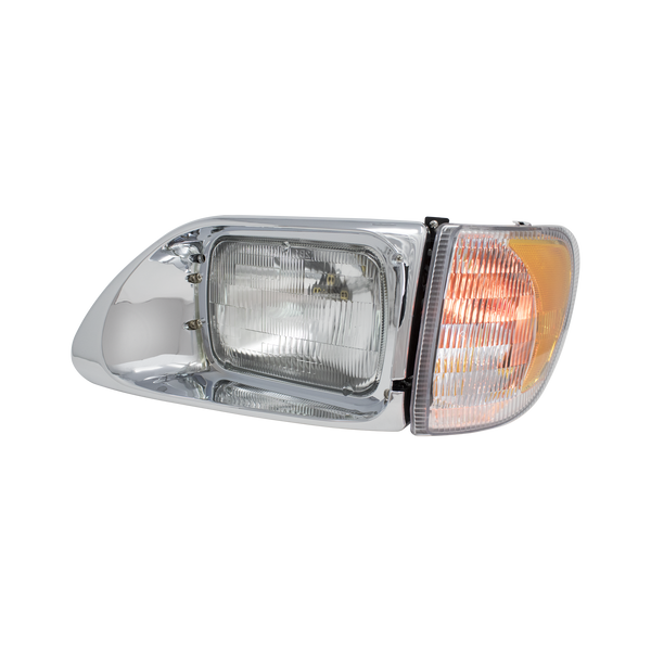 Chrome Headlight Bezels – Driver & Passenger Side For International 9200 9400 5900 Trucks