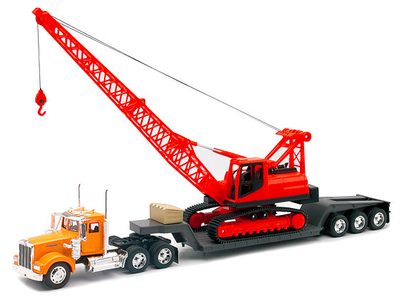 KEN KRAFT 16WHEELS LOW BED TRAILER カラー 赤 16WHEELS LOWBED