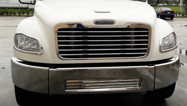 thumbnail image 2 of Silverautoparts 3-Piece Chrome Bumper Kit For Freightliner M2 106/112 (2003-2021) 2 of 5