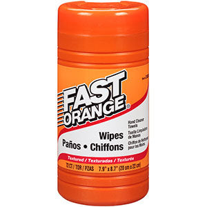 Fast Orange® Heavy-Duty Hand Cleaner Wipes. 72 Count Tub