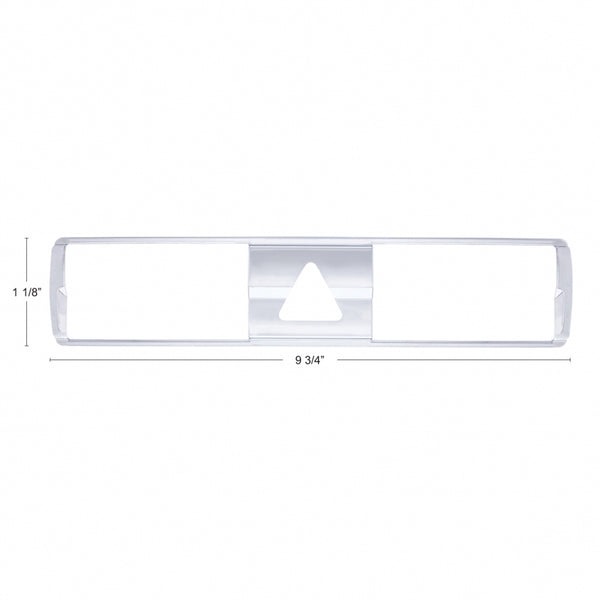 ◆タチカワ◆バーチカル◆W4200×H1940◆Z-2507BL5◆ Chrome Hazard Switch Panel Trim For 2018-2023 Freightliner Cascadia