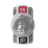 Metal Toggle Switch, On-Off, 2 Blade