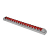 20" Spyder LED Light Bar w/ Chrome Plastic Bezel Red/Red