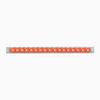 20” Red/Clear Spyder Led Light Bar With Chrome Plastic Bezel