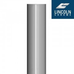 Lincoln Chrome 7” OD X 60” Chrome Flat Top Cut Stack Straight