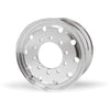 Aluminum Wheel / Rim - 22.5” X 11.75” - 10 Holes - Front position - Mirror Polish - Tire Size 385 or 425