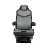 Seat Legacy Pinnacle DuraLeather™  -Black/Gray