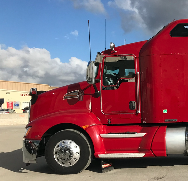 thumbnail image 2 of Kenworth Stainless Steel Door Window Shades – Fits W900, T600, T660, T680, T800 (TK-1401) 2 of 6