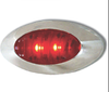 Small Y2K LED Marker Light with snap-on chrome bezel
