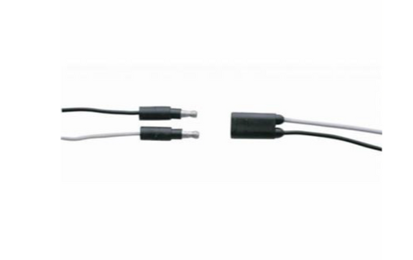 United Pacific Double Female Bullet Plug Wire Harness Roll - 12 Lead, 100 Plugs, 16 Gauge