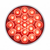4” Round Light Dual Led (Red/White Clear Lens) 12V