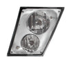 Fog Lamp fits Volvo VN & VNL Bumpers with Chrome Reflector