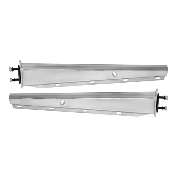 Mud Flap Hanger Set Stainless Steel- Straight