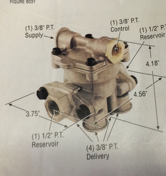 Spring Brake Control Valve