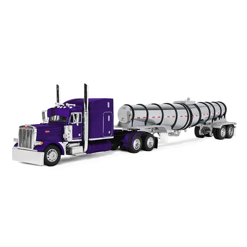 1/64 Scale Peterbilt® Model 379 with 63" Mid-Roof Sleeper & Polar® Deep Drop Trailer