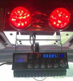 ( No Bulb) Kenworth 2006+ CB Tray Wrap w/ (2) WM Light Hole (1) Switch Hole W900 / T660 / T800 (2006-2021)
