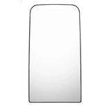 Replacement Main Upper Big Flat Door Mirror Glasses Come With Heated and Plate Fits Freightliner Cascadia 2018+