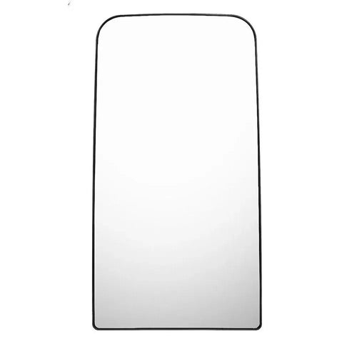 Replacement Main Upper Big Flat Door Mirror Glasses Come With Heated and Plate Fits Freightliner Cascadia 2018+