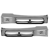 Aluminum Blinker Bar fits Peterbilt 379. Sold As Pair JJ Brackets