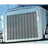 Grille Fits Peterbilt Long Hood 379 W/ Snake Skin Holes S.Steel