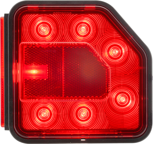 8-LED Combination Tail Light With 3-LED License Illuminator, Driver Side