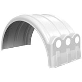 Minimizer White w/ Lightbox The Texas Double Single Fender Axle Plastic 22.5" / 24.5" (EACH )