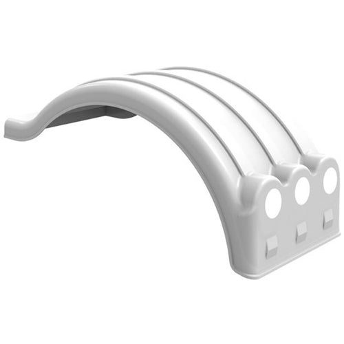 Minimizer 22.5” or 24.5” Poly Fender Tandem Axle 54" White w/ Lightbox ( EACH)