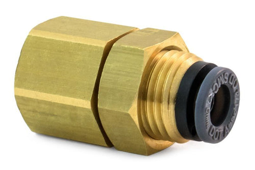 Push-Lock, Bulkhead Union 1/4" X 1/4"