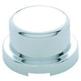 3/4" x 5/8" Chrome Plastic Flat Top Nut Cover - Push-On (10 Pack)
