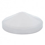8" Chrome Pointed Rear Hub Cap