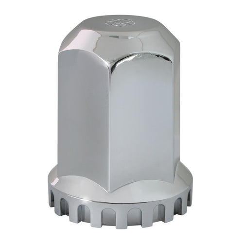 Grand General Lock Tab Flat Top Hex Cr Plastic Lug Nut Cvr w/ Flange 3mm Screw-on