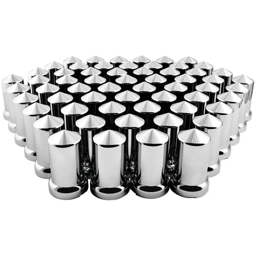 Push-on 3-18/" Pointed Tube Lug Nut Cover Box 60 Pack