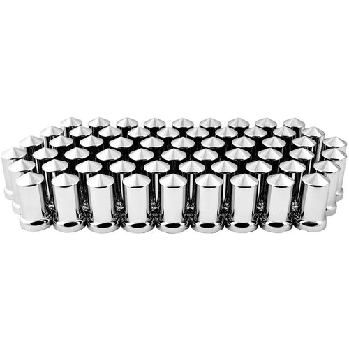 Push-on 3-18/" Pointed Tube Lug Nut Cover Box 60 Pack