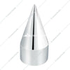 33mm x 4-1/8" Chrome Plastic Spike Nut Cover - Push-On