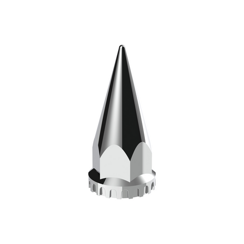 33mm x 4-3/4" Chrome Super Spike Nut Cover - Push-On