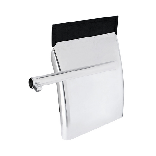 Stainless Quarter Fender 24" x 18" - Super Single Tire. (Pair)