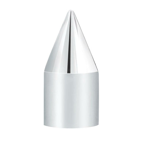 33mm X 3-1/8" Chrome Plastic Spike Nut Covers - Push-On Qty 10