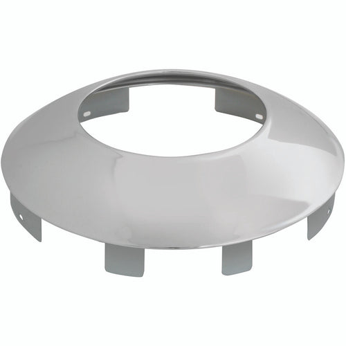 Grand General Universal Front Notched Hubdometer Caps Fits 1" Long Lip Chrome