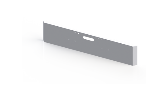 Lincoln Chrome 20" Chrome Bumper Freightliner Classic 1994 -2003, with Standard Mount-Mitered Tow holes