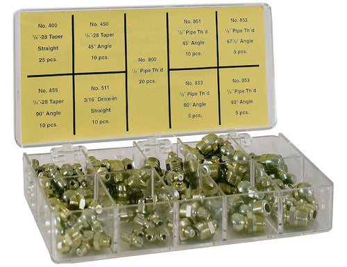 Assortment Of 100 Grease Fittings