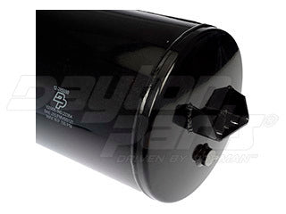 29.50" X 12" Black Coated Steel Air Tank Trailer 12" Diameter, 3/4" (3) Main Ports, 1/2" (2) End Ports, 2820 cu in