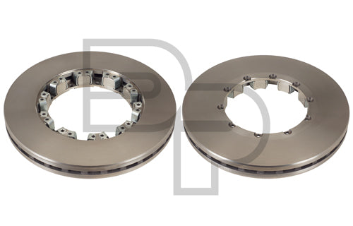 Disc Brake Rotor Air Disc - Rotor ADB22X Press-On Fits Kenworth T660, Peterbilt 387
