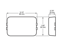 Peterson Clearance/Side Marker Light w/ Reflex Red kit