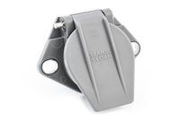 Tramec Small Style Two Hole Receptacle, 180-Degree Connection, Solid Pin