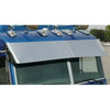 14.5 Inch Stainless Steel Blind Mount Drop Visor For Peterbilt 379 & 389 W/ Cab-Mounted Mirrors
