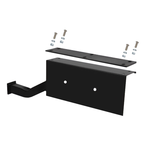 Adjustable Support Bracket Stainless Steel Painted - Black ( Pair)