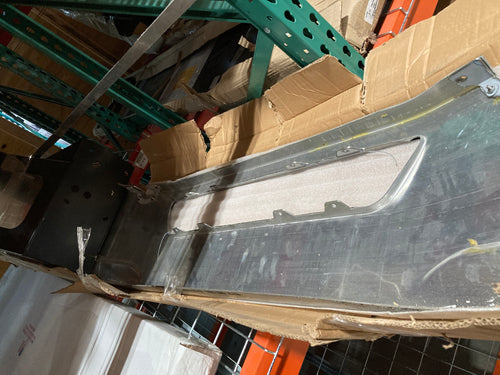 14" Chrome Clad Bumper fits Freightliner Cascadia CA-126 2018 and Newer, without Fog Light Holes